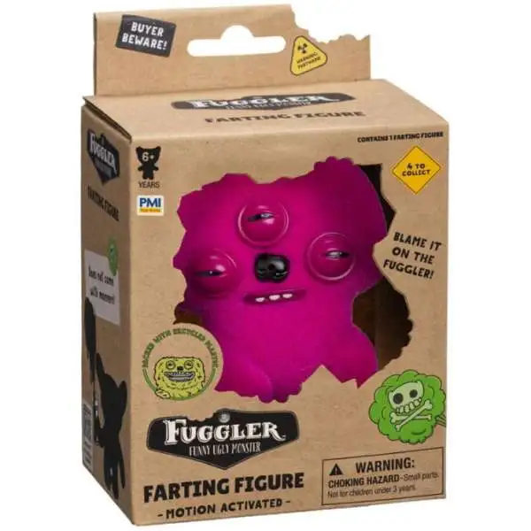 Fuggler Farting Figure Annoyed Alien Vinyl Figure with Sound [Motion Activated!]