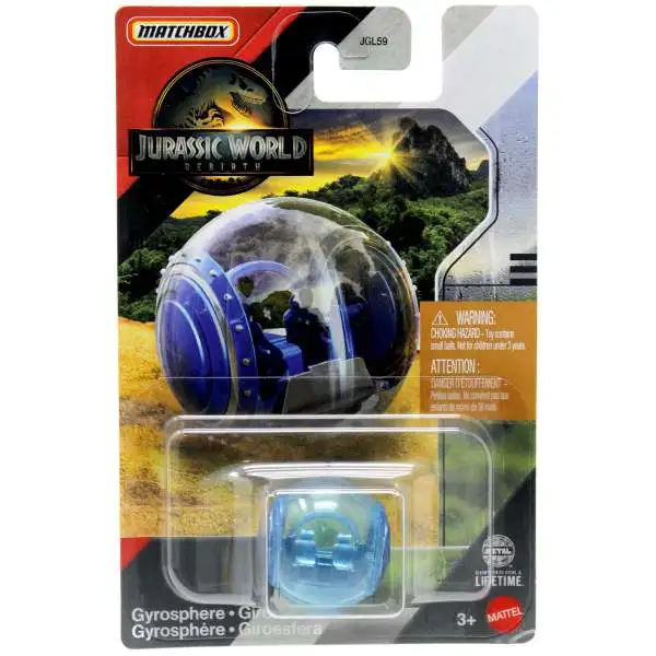 Jurassic World Rebirth Matchbox Gyrosphere Die Cast Vehicle
