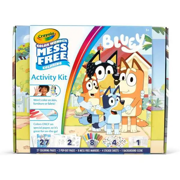 Crayola Bluey Color Wonder Mess Free Coloring Activity Kit