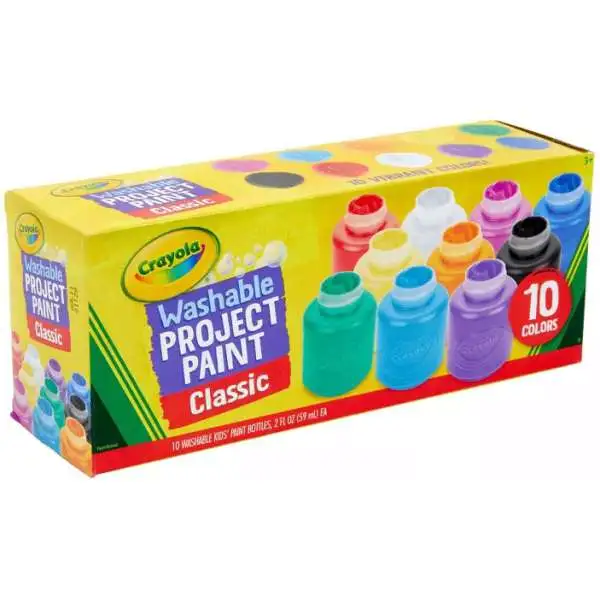 Play-Doh Washable Project Paint Classic 10-Pack