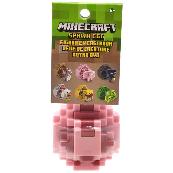 Minecraft Spawn Egg Pig Mini Figure