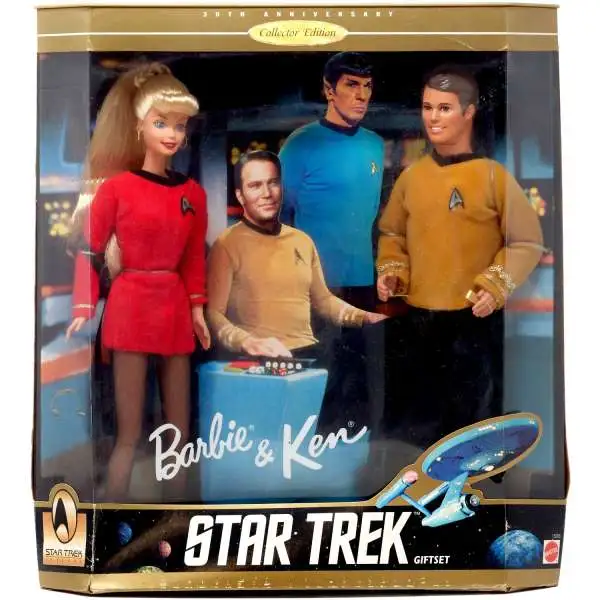 Star Trek 30th Anniversary Barbie & Ken Doll Gift Set [Damaged Package]
