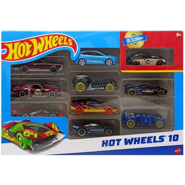 Hot Wheels Diecast Car 10-Pack [Version 1]