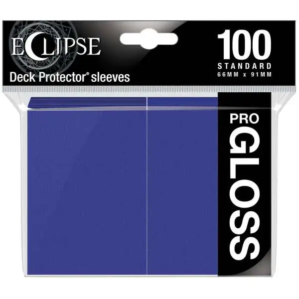 Ultra Pro Card Supplies Eclipse Pro-Gloss Purple Standard Card Sleeves [100 Count]