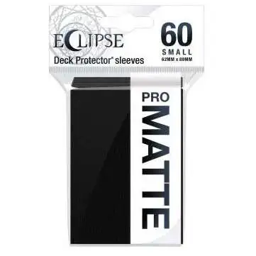 Ultra Pro Card Supplies Eclipse Pro-Matte Jet Black Small Card Sleeves [60 Count]