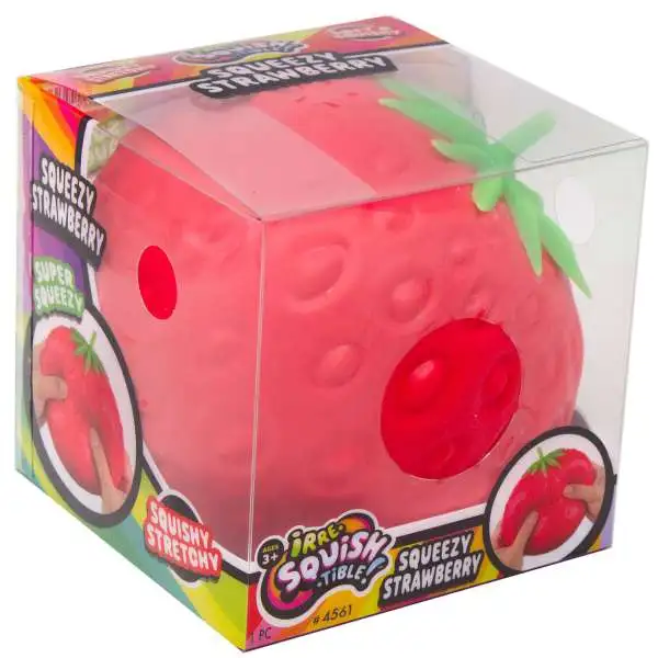 Irre-Squish-Tible! Scented Squeezy Strawberry 5-Inch Squeeze Toy