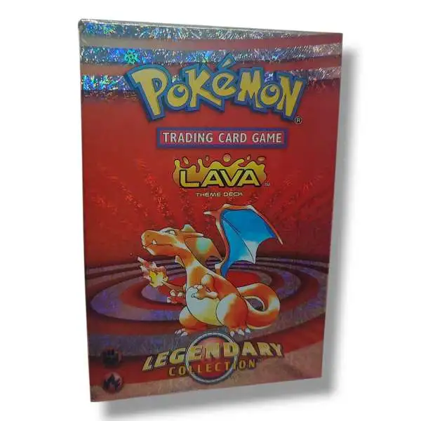Pokemon Legendary Collection Lava Theme Deck [Loose w/ Damage Counters, Card List and Rulebook]