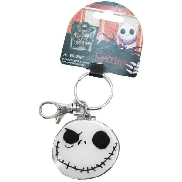 The Nightmare Before Christmas Jack Skellington Pewter Metal Keychain [Good Day / Bad Day]