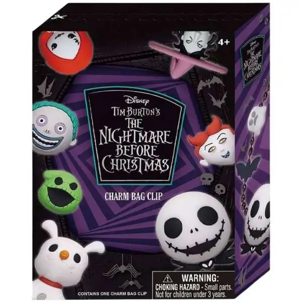 The Nightmare Before Christmas 3D Charm Clip NBX Mystery Pack [1 RANDOM Figure]