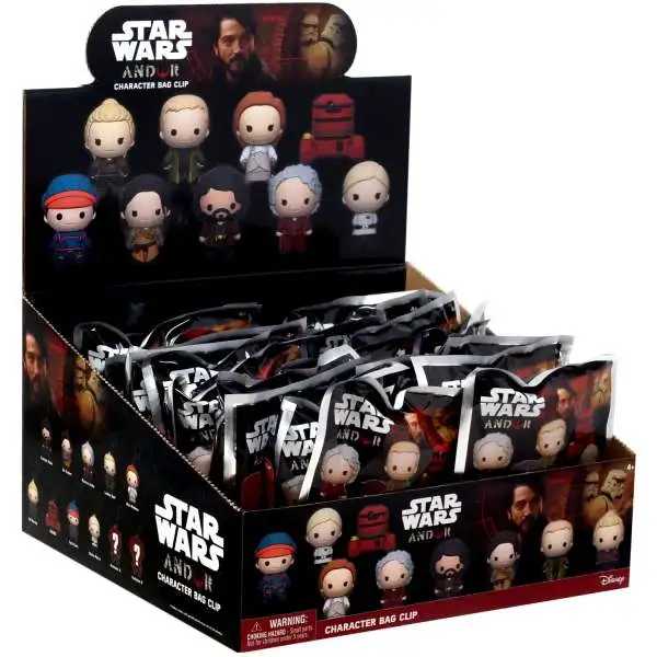3D Figural Foam Bag Clip Star Wars Andor Series 1 2-Inch Mystery Box [24 Packs]