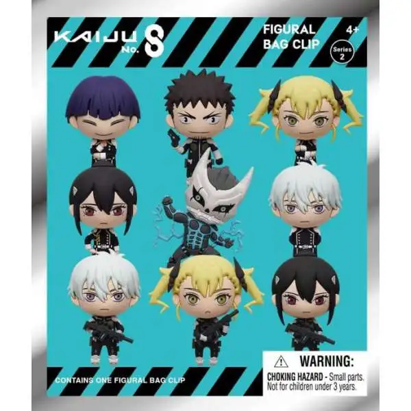 3D Figural Bag Clip Kaiju No. 8 Series 2 Mystery Pack [1 RANDOM Figure]