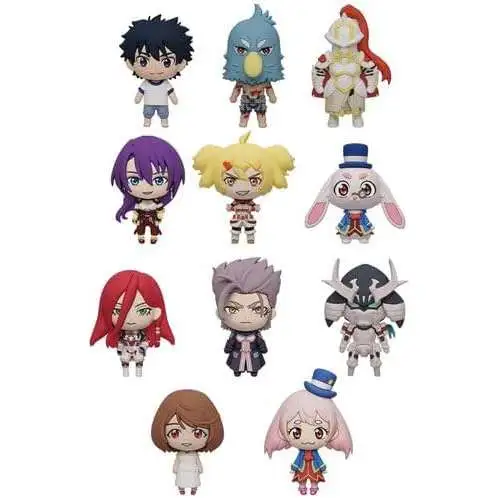 3D Figural Foam Bag Clip Shangri-La Frontier Series 1 2-Inch Mystery Box [24 Packs]
