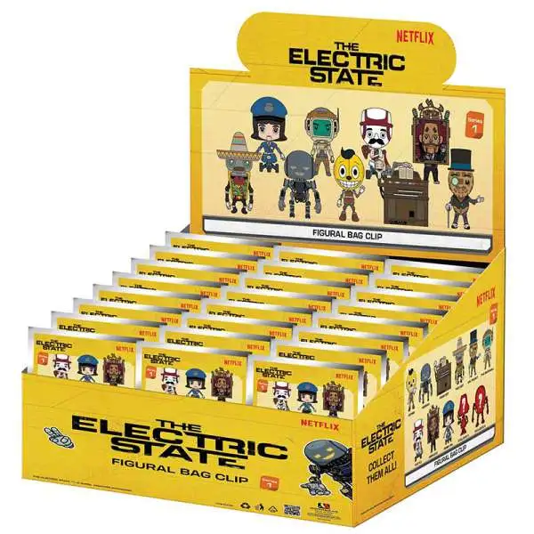 3D Figural Foam Bag Clip Electric State Series 1 Mystery Box [24 Packs]
