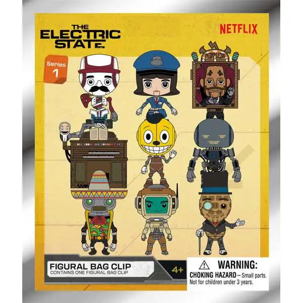 3D Figural Foam Bag Clip Electric State Series 1 Mystery Pack [1 RANDOM Figure]