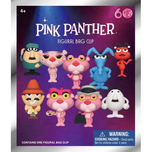 3D Figural Keyring Pink Panther Mystery Pack [1 RANDOM Figure]