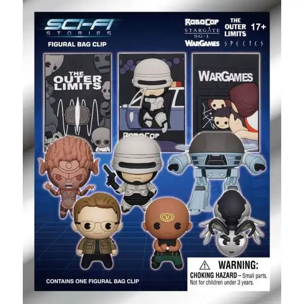 3D Figural Bag Clip Sci-Fi Stories Mystery Pack [1 RANDOM Figure]