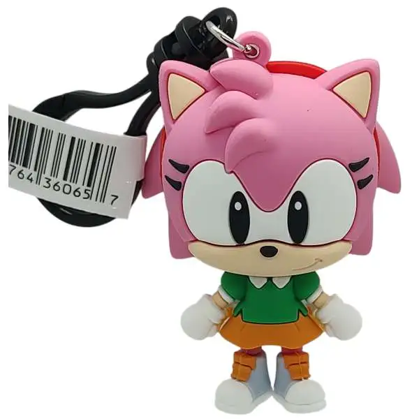 3D Figural Keyring Sonic the Hedgehog Series 4 Amy Minifigure [1993 Loose]