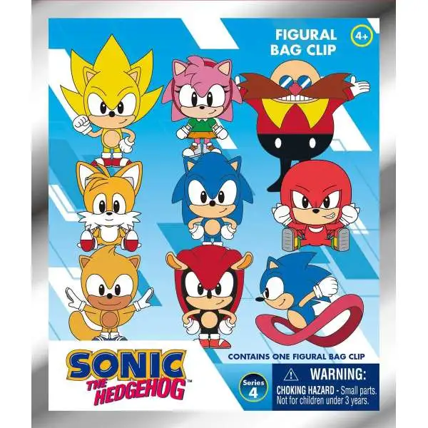 3D Figural Keyring Sonic the Hedgehog Series 4 Mystery Pack [1 RANDOM Figure]