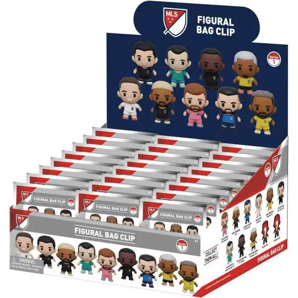 MLS Plush Keyring Major League Soccer Series 1 Mystery Box [24 Packs]