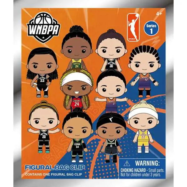 3D Figural Foam Bag Clip WNBA Series 1 2-Inch Mystery Pack [1 RANDOM Figure]