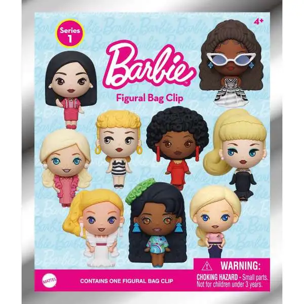 3D Figural Foam Bag Clip Barbie Series 1 Mystery Pack [1 RANDOM Figure]
