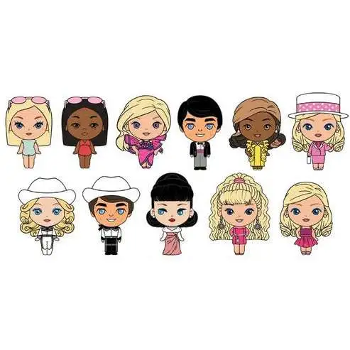 3D Figural Foam Bag Clip Barbie Series 2 Mystery Box [24 Packs]