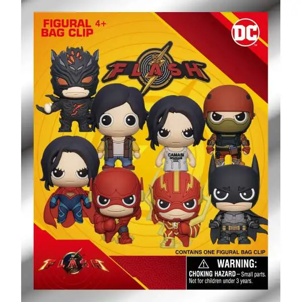 DC 3D Figural Foam Bag Clip The Flash Mystery Pack [1 RANDOM Figure]
