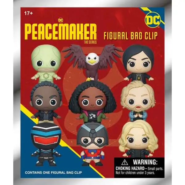 DC 3D Figural Foam Bag Clip Peacemaker Series 1 Mystery Pack [1 RANDOM Figure]