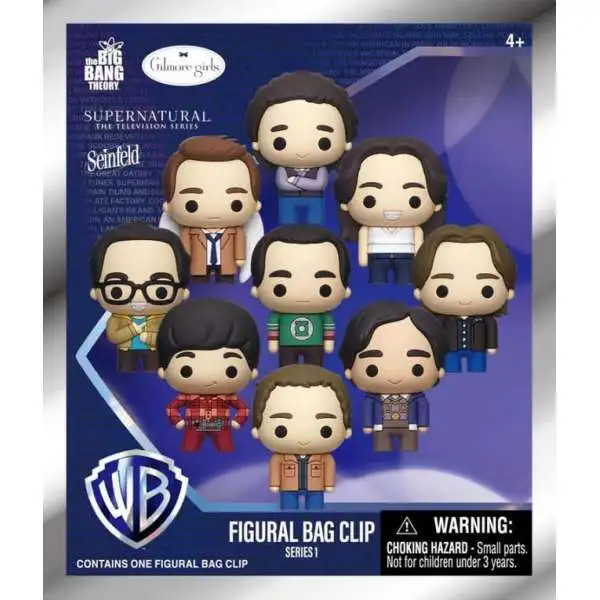 Warner Bros. 3D Figural Foam Bag Clip WB TV Series 1 Mystery Pack [1 RANDOM Figure]
