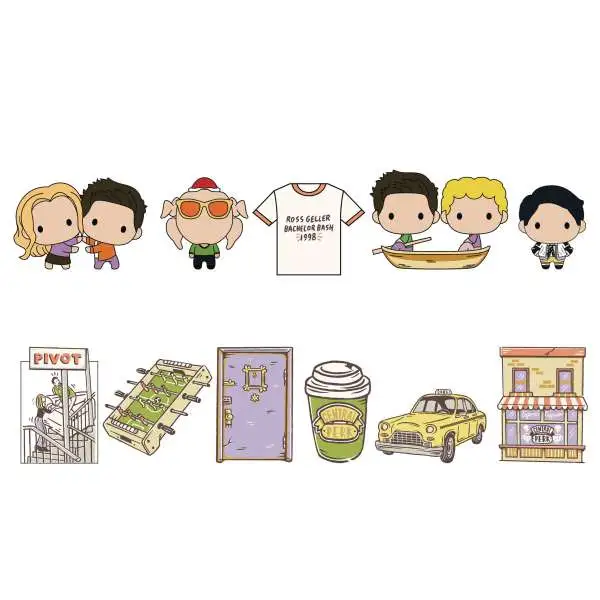 Warner Bros. 3D Figural Foam Bag Clip Friends Series 6 Mystery Pack [1 RANDOM Figure]