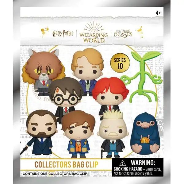 3D Figural Foam Bag Clip Harry Potter Series 10 Mystery Pack