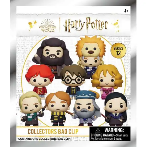 3D Figural Foam Bag Clip Harry Potter Series 12 Mystery Pack [1 RANDOM Figure]