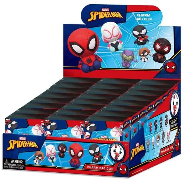 Marvel Charm Keyring Spider-Man Series 1 Mystery Box [24 Packs]