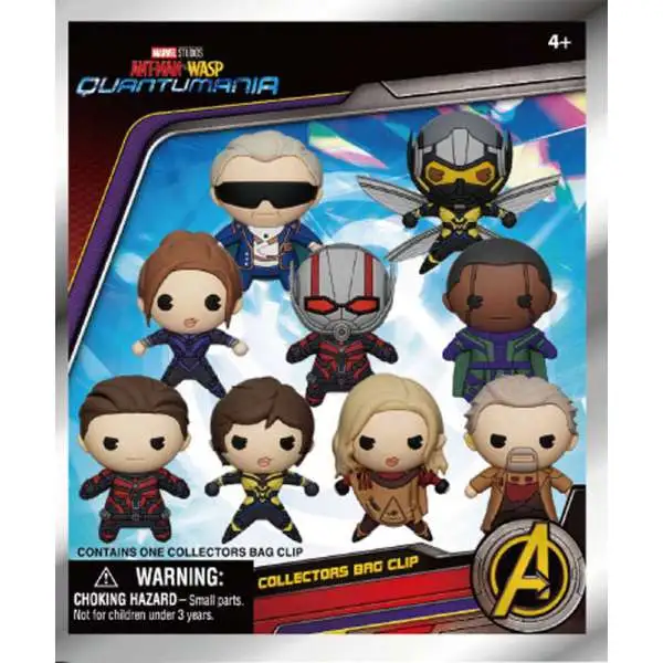 Marvel 3D Figural Foam Bag Clip Ant-Man & The Wasp Quantumania Mystery Pack
