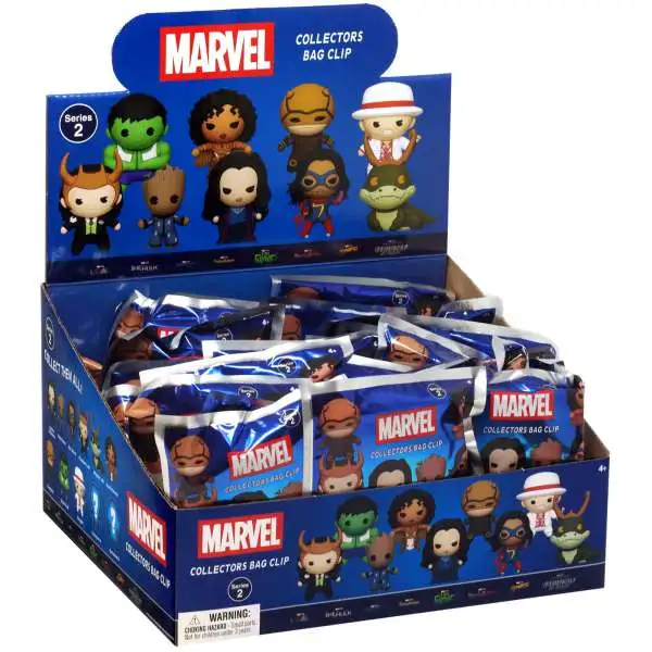 3D Figural Keyring Series 2 Marvel TV Mystery Box [24 Packs]