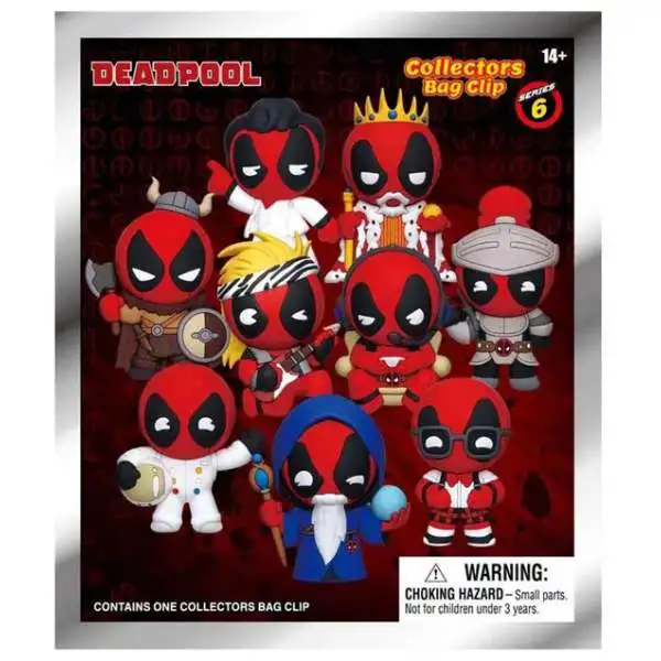 Marvel 3D Figural Keyring Deadpool Series 6 Mystery Pack [1 RANDOM Figure]