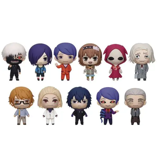 3D Figural Bag Clip Tokyo Ghoul Series 2 Tokyo Ghoul Mystery Pack [1 RANDOM Figure] (Pre-Order ships January)