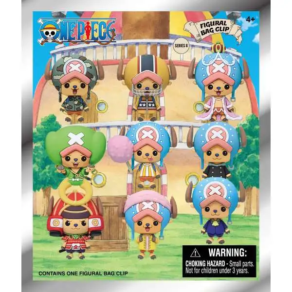 One Piece 3D Figural Keyring Series 8 The Best of Chopper Mystery Pack