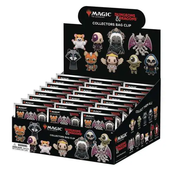 3D Figural Bag Clip Dungeons & Dragons Series 1 Mystery Box [24 Packs]