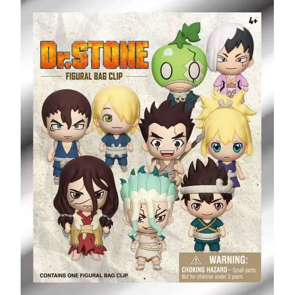 3D Figural Bag Clip Dr. Stone Mystery Pack
