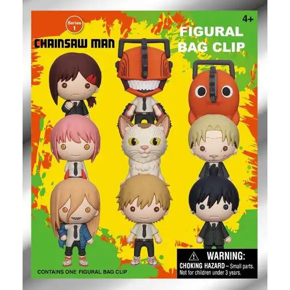 3D Figural Keyring Chainsaw Man Series 1 Mystery Pack [1 RANDOM Figure] (Pre-Order ships )