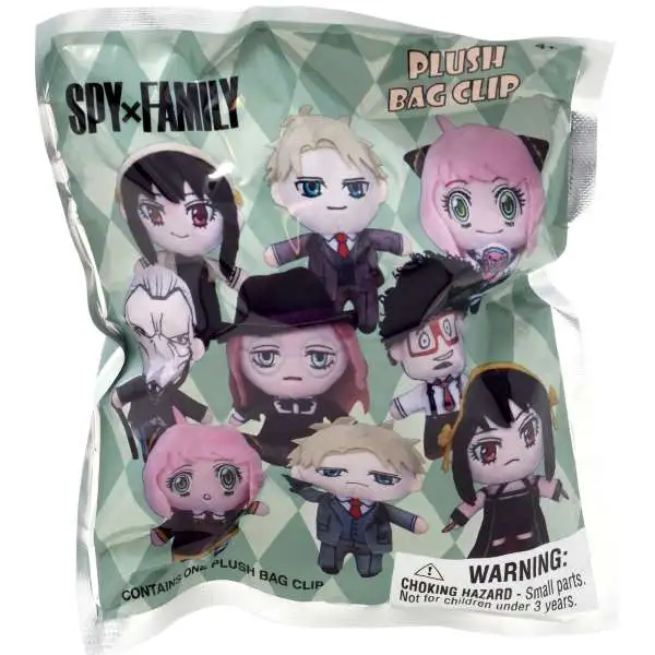3D Figural Bag Clip Spy X Family Plush Series 1 Mystery Pack [1 RANDOM Plush]