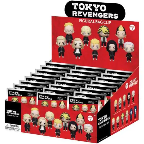 3D Figural Bag Clip Tokyo Revengers Series 2 Mystery Box [24 Packs] (Pre-Order ships July)