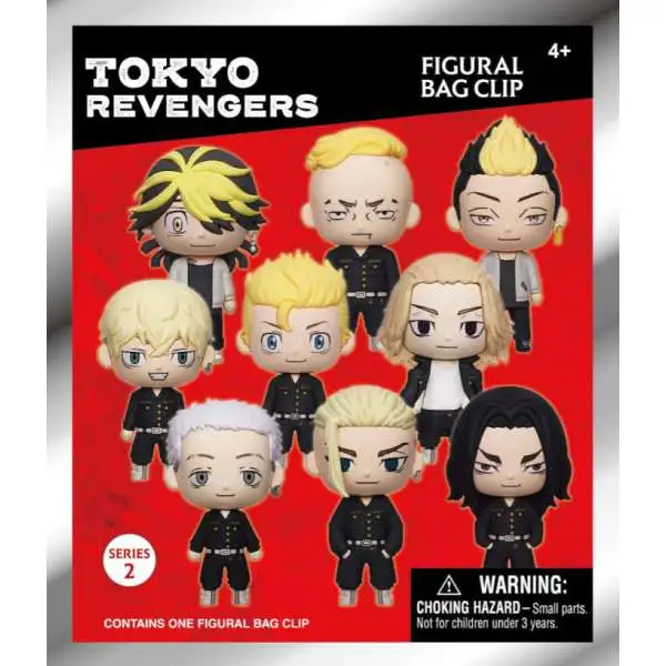 3D Figural Bag Clip Tokyo Revengers Series 2 Mystery Pack [1 RANDOM Figure]