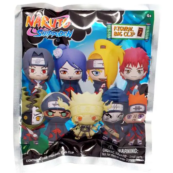 3D Figural Keyring Naruto Shippuden Series 7 Mystery Pack [1 RANDOM Figure]