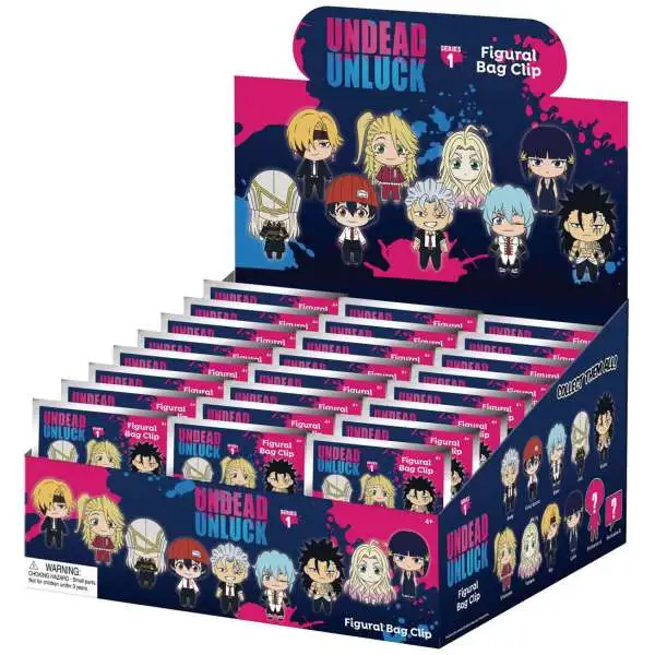3D Figural Keyring Undead Unluck Series 1 Mystery Box [24 Packs]