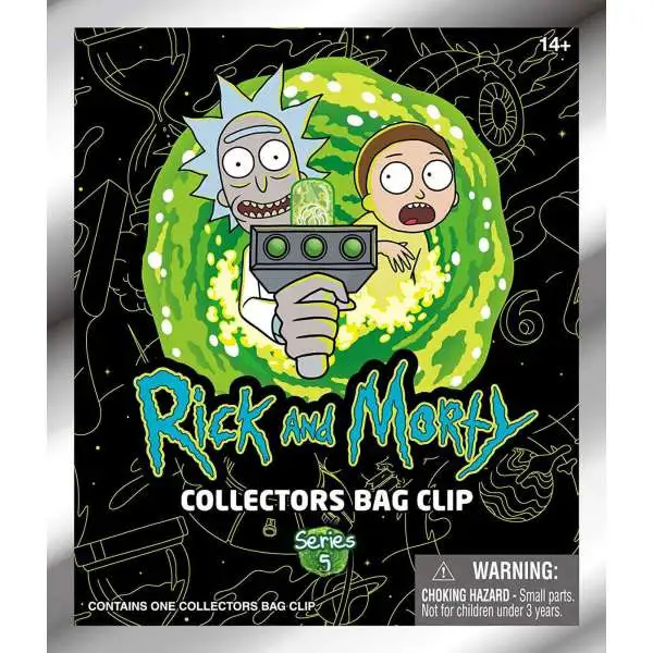 3D Figural Foam Bag Clip Series 5 Rick & Morty Mystery Pack