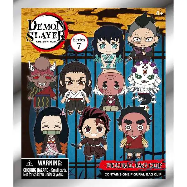 3D Figural Keyring Demon Slayer Series 7 Mystery Pack [1 RANDOM Figure]