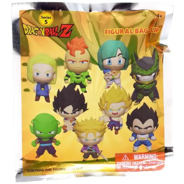 3D Figural Foam Bag Clip Dragon Ball Z Series 5 Mystery Pack [1 RANDOM Figure]