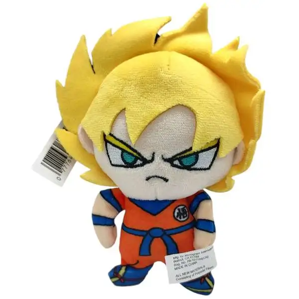 Plush Bag Clip Dragon Ball Z Plush Series 1 Super Saiyan Goku Bag Clip [Exclusive B Loose]